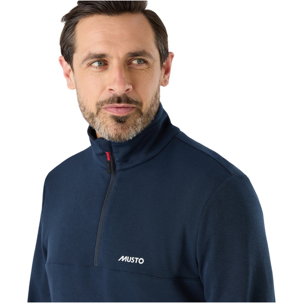 2024 Musto Heren Snel Dry 1/2 Ritssluiting 82562 - Navy